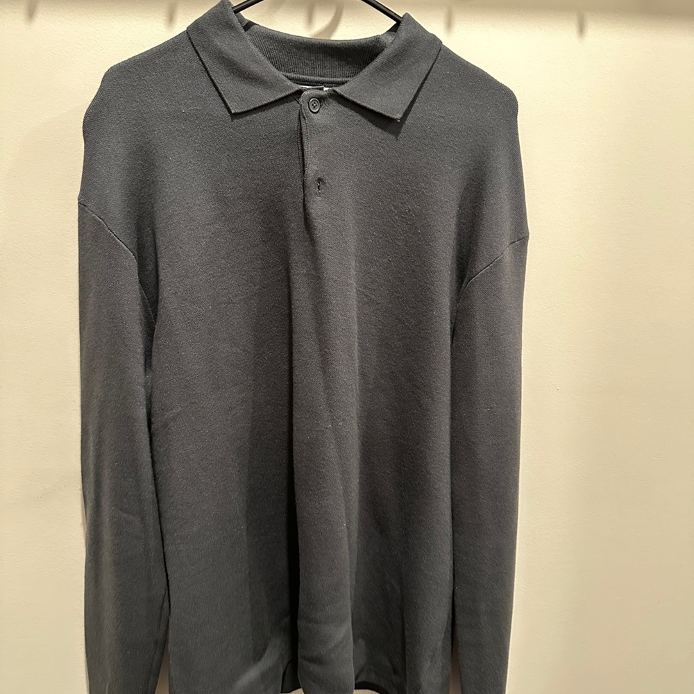 Zara Charcoal Polo Shirt